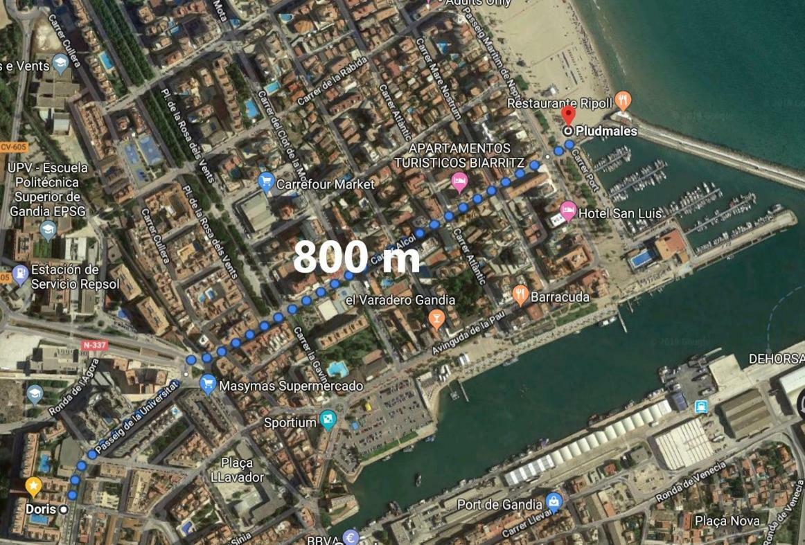 Doris Apartment กันดิอา ภายนอก รูปภาพ